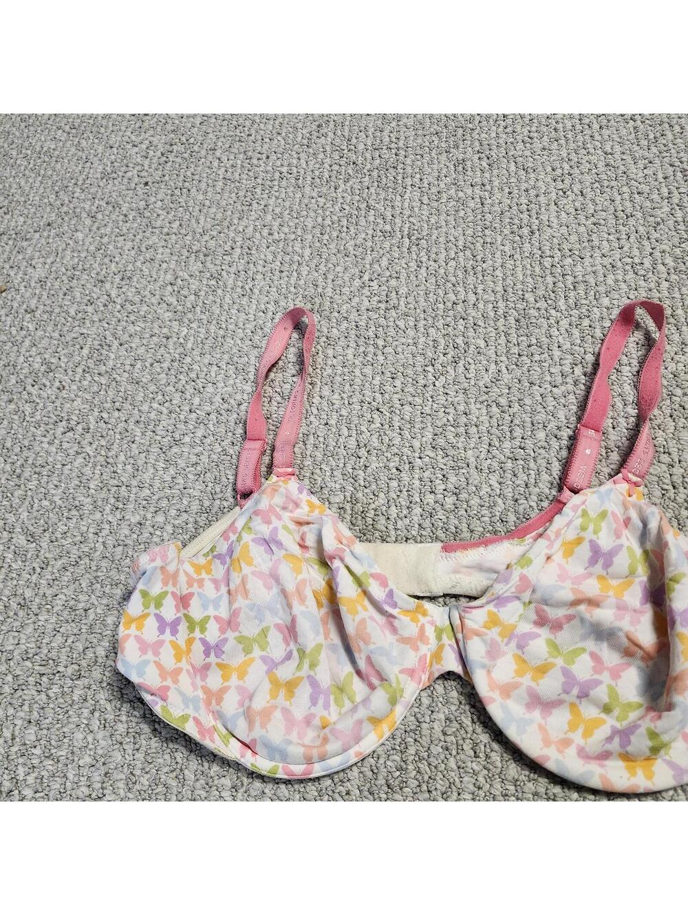 Victoria's Secret Multicolor Unlined Perfect Coverage Bra 40DD Underwire - Picture 2 of 9